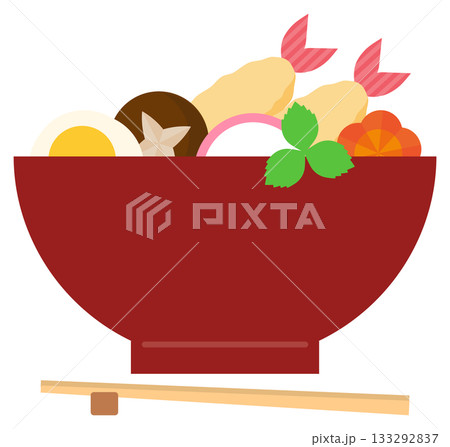 天ぷらそば、年越しそば 天ぷらそば、年越しそば 133292837