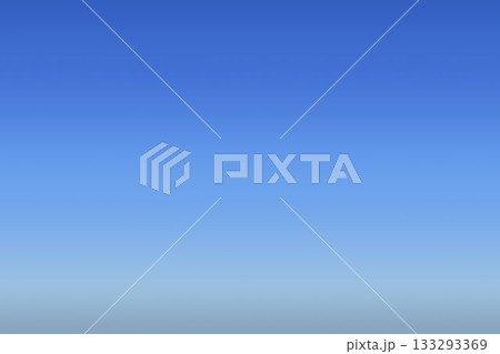Uniform sky gradient is shifting from deep azure to pale blue tones in flat design 133293369