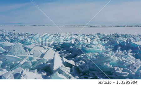Ice ridges on Lake Baikal 133295904
