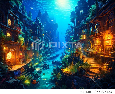 ネオン　海　街 133296423