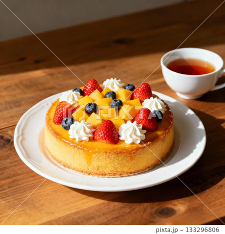 美味しそうなパンケーキ 133296806