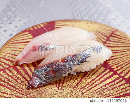 シマアジのにぎり寿司 シマアジのにぎり寿司 133297058