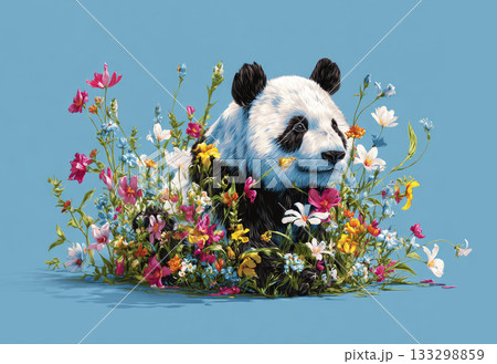 Illustration animal poster, Generative AI Illustration animal poster, Generative AI 133298859