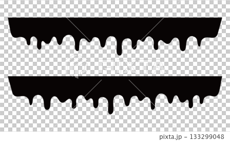 Paint and ink border illustration material 133299048