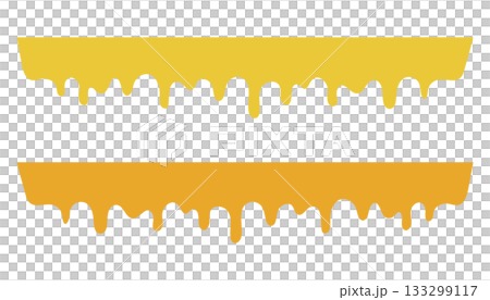 蜂蜜邊框插圖素材 133299117