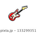 赤いエレキギター 133299351