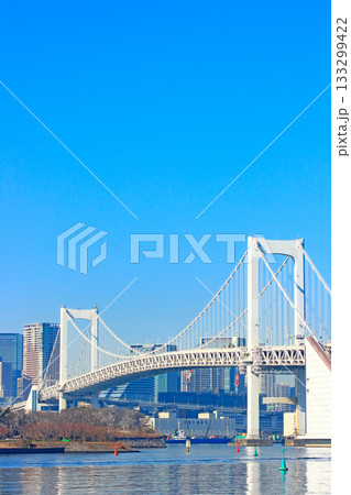 東京都港区、レインボーブリッジの風景 133299422