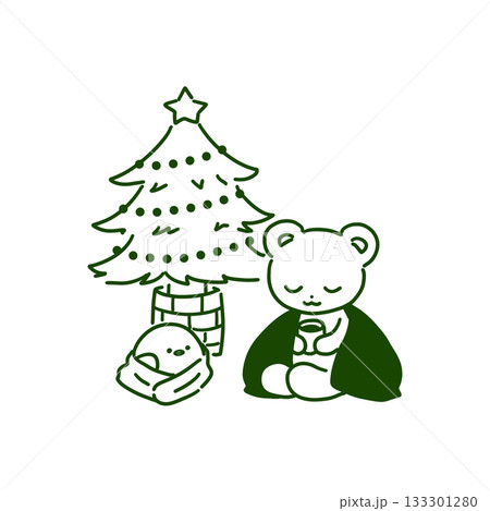 クリスマスを待つくまとシマエナ クリスマスを待つくまとシマエナ 133301280