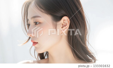 綺麗な女性のビューティーイメージ 133301632
