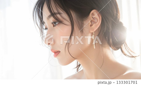 綺麗な女性のビューティーイメージ 133301701