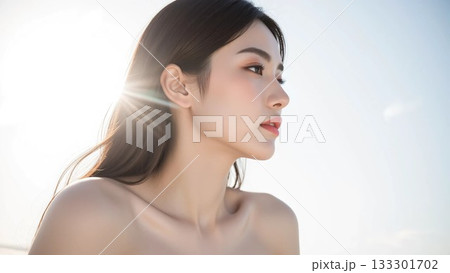 綺麗な女性のビューティーイメージ 133301702