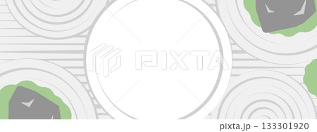 レトロポップな枯山水のバナー レトロポップな枯山水のバナー 133301920