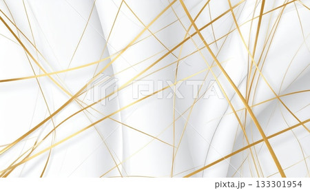 《AI画像》金色の線模様の入った高級感のある背景 《AI画像》金色の線模様の入った高級感のある背景 133301954