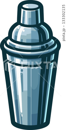 カクテルシェイカーのイラスト 133302135