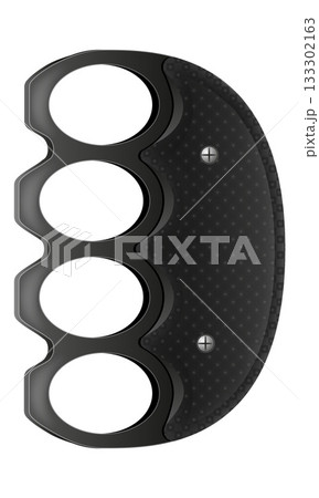 metal brass knuckles, a melee weapon used for close combat, fights, and robberies vector illustration metal brass knuckles, a melee weapon used for close combat, fights, and robberies vector illustration 133302163