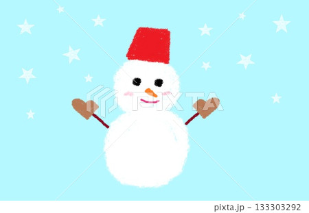 雪だるま 雪だるま 133303292
