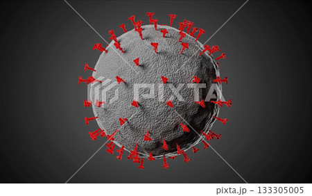 Coronavirus, Covid 19 - 3D illustration 133305005