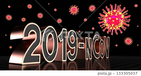 2019 nCoV Coronavirus concept - 3D illustration 133305037