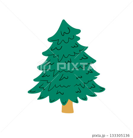 Christmas icon. Design for postcards, flyers, banners Christmas icon. Design for postcards, flyers, banners 133305136