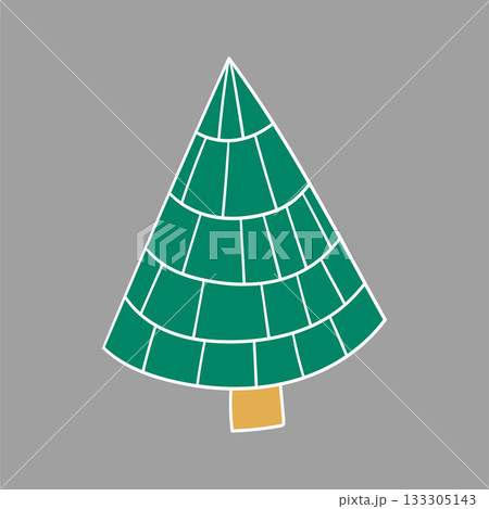 Christmas icon. Design for postcards, flyers, banners 133305143