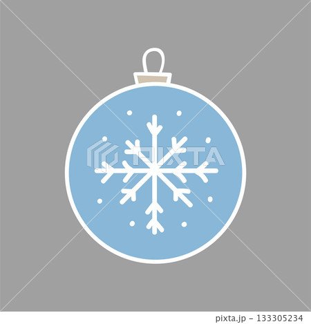 Christmas icon. Design for postcards, flyers, banners 133305234