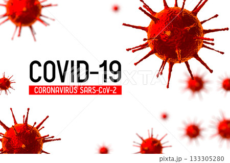 Coronavirus, Covid-19, SARS-CoV-2 - typographical concept - 3D illustration Coronavirus, Covid-19, SARS-CoV-2 - typographical concept - 3D illustration 133305280