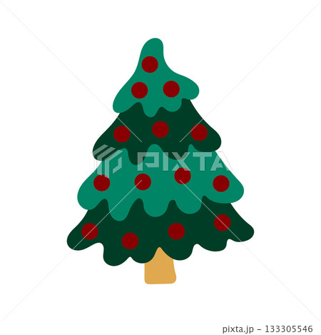 Christmas icon. Design for postcards, flyers, banners 133305546