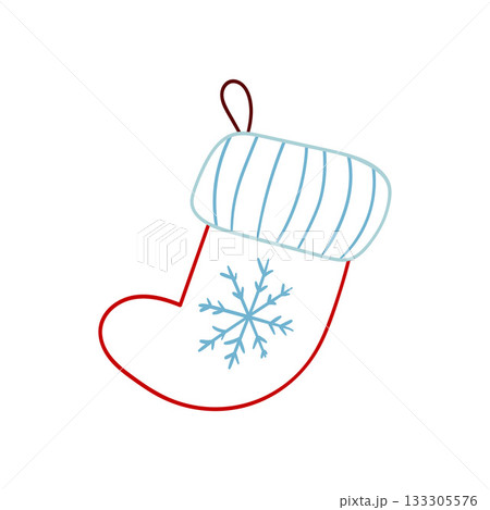 Christmas icon. Design for postcards, flyers, banners 133305576