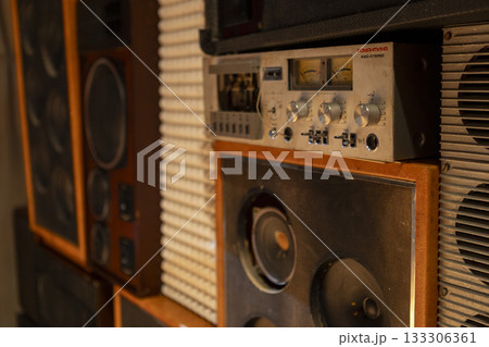 Vintage Audio Equipment Collection in the Studio 133306361