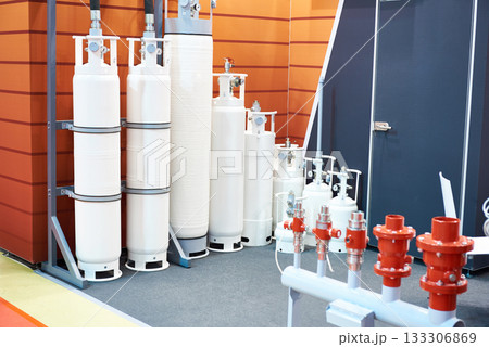 Cylinders modules for gas extinguishing Cylinders modules for gas extinguishing 133306869