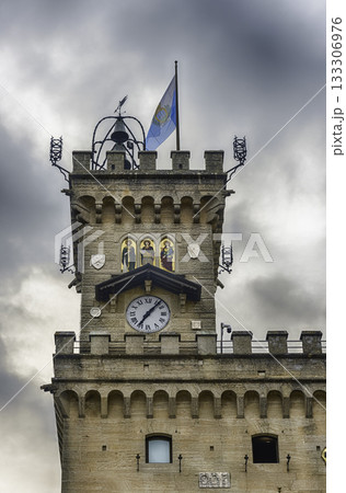 View of the Public Palace in Republic of San Marino 133306976