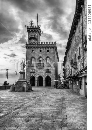 View of the Public Palace in Republic of San Marino 133306981