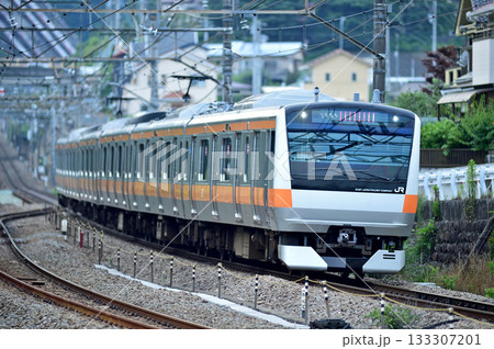 中央本線　上野原　JR東日本　E233系0番台　青664編成（豊田） 133307201