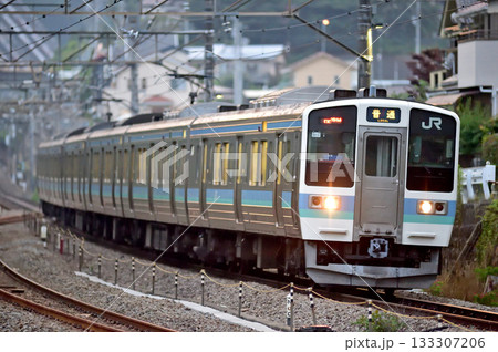 中央本線 上野原 JR東日本 211系 N614編成(長野) 中央本線 上野原 JR東日本 211系 N614編成(長野) 133307206