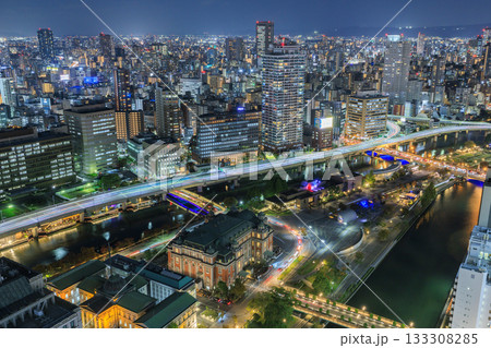 大阪中之島の夜景 (大阪府大阪市北区) 133308285