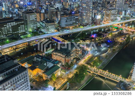 大阪中之島の夜景 (大阪府大阪市北区) 133308286