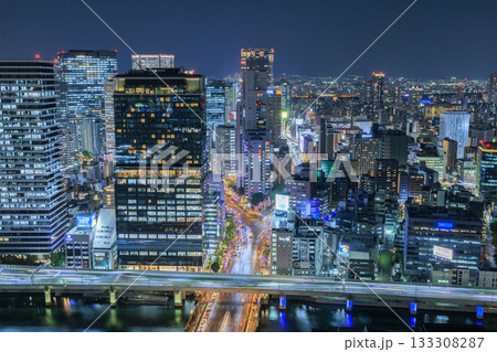 大阪梅田の夜景 (大阪府大阪市北区) 133308287