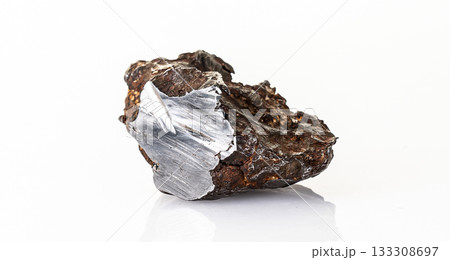 Chondrite Meteorite L Type isolated, piece of rock formed in outer space in the early stages of Solar System as asteroids. This meteorite comes from a meteorite fall impacting Earth Chondrite Meteorite L Type isolated, piece of rock formed in outer space in the early stages of Solar System as asteroids. This meteorite comes from a meteorite fall impacting Earth 133308697