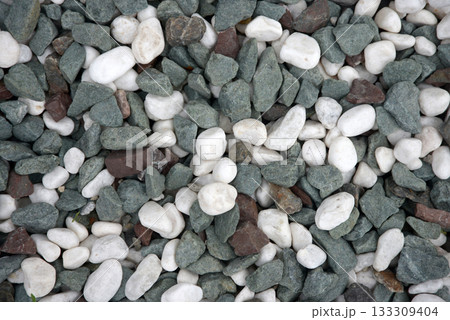 玉砂利　石の造形 133309404
