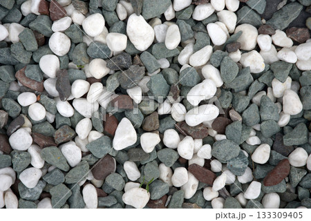 玉砂利　石の造形 133309405