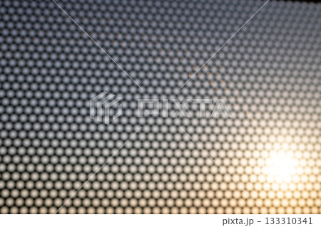 六角形に輝く光の玉ボケテクスチャ 133310341