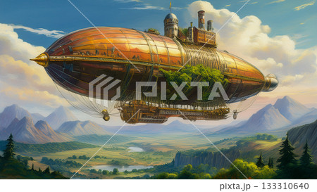 空飛ぶ飛行船 133310640