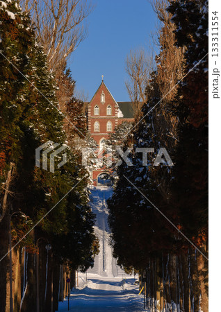 トラピスト修道院雪景色_045 トラピスト修道院雪景色_045 133311554
