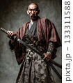 日本刀を携えた武士の肖像、武士道の精神 133311588