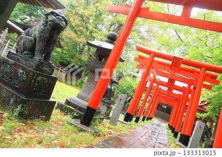 【秋田県】たくさんの狛犬やお稲荷さんが迎える與次郎稲荷神社 133313015