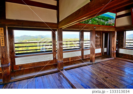 松江城（天守閣の風景）　島根県松江市 133313034