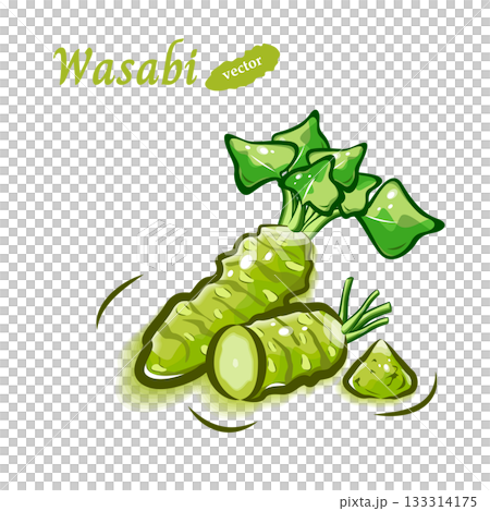 芥末(葉狀芥末)插圖材料 | 可愛的蔬菜普普藝術 芥末(葉狀芥末)插圖材料 | 可愛的蔬菜普普藝術 133314175