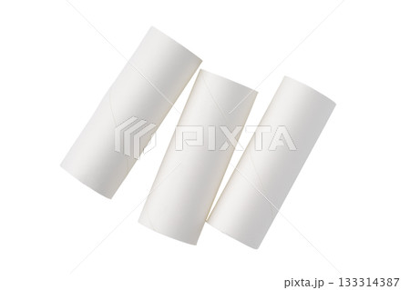 透明背景（png）にトイレットペーパーの芯 133314387