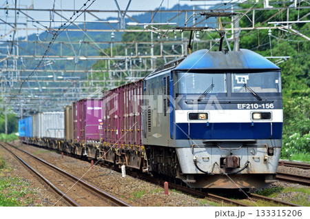 東海道本線　二宮－国府津　JR貨物　EF210-156（吹田） 133315206