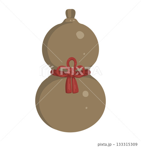 シンプルな瓢箪のイラスト 133315309